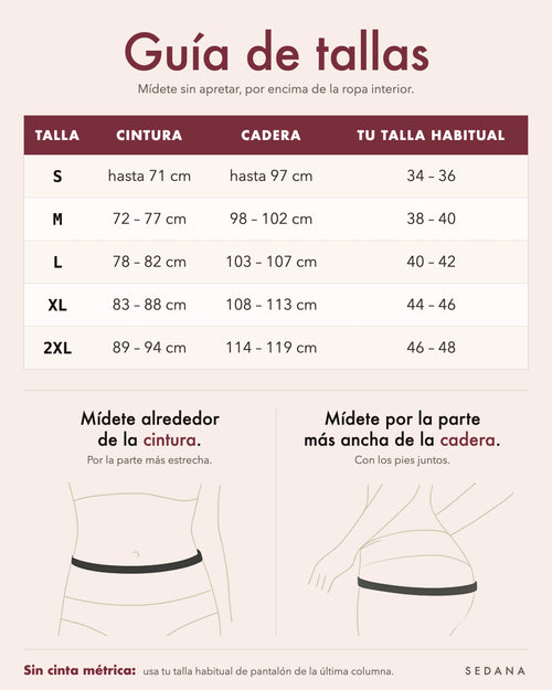 SEDANA Lift-N-Fix · Short moldeador de talle alto